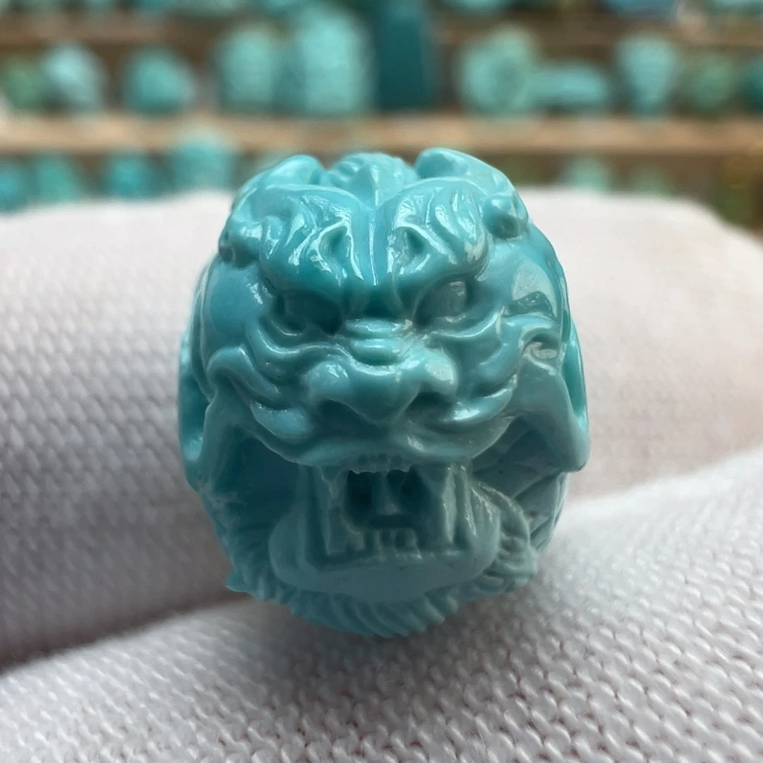 绿松石未镶嵌配饰11.8*9.5