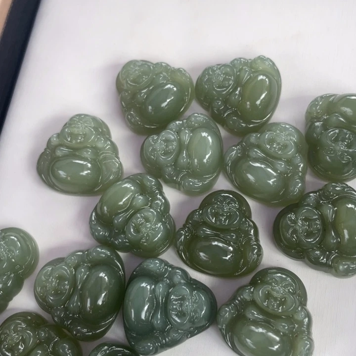 和田玉未镶嵌颈饰多样性发货，发其一