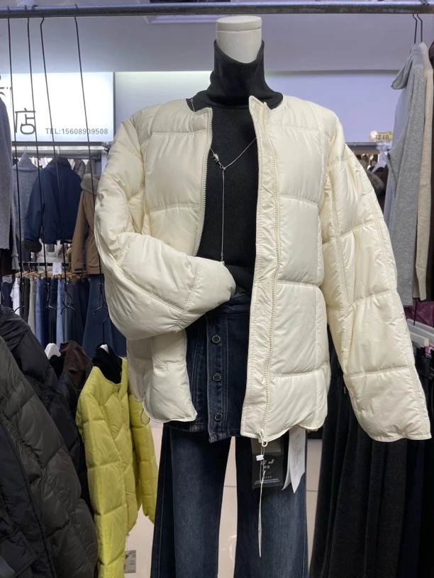 冬季棉衣保暖加厚短款款宽松韩系圆领面包服外套