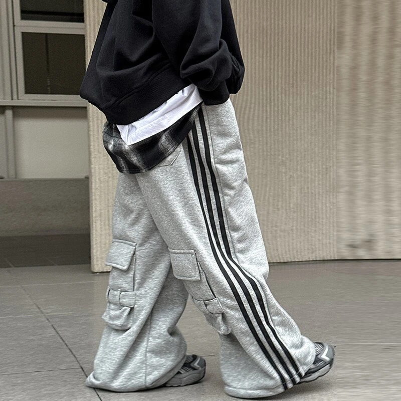 麦哟哟儿童春款休闲卫裤时尚宽松韩版潮酷潮流百搭帅气洋气中小童