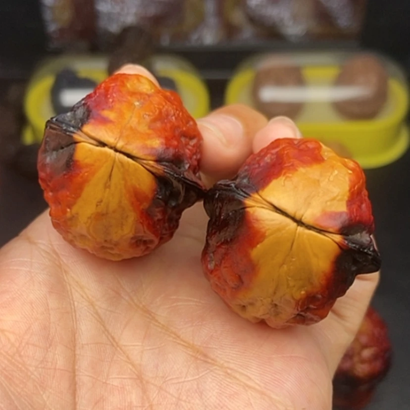 【闪购商品】文玩核桃手串36尺七彩八方来财