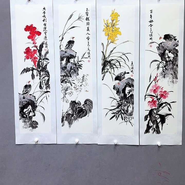 国画亲笔手绘放心去藏