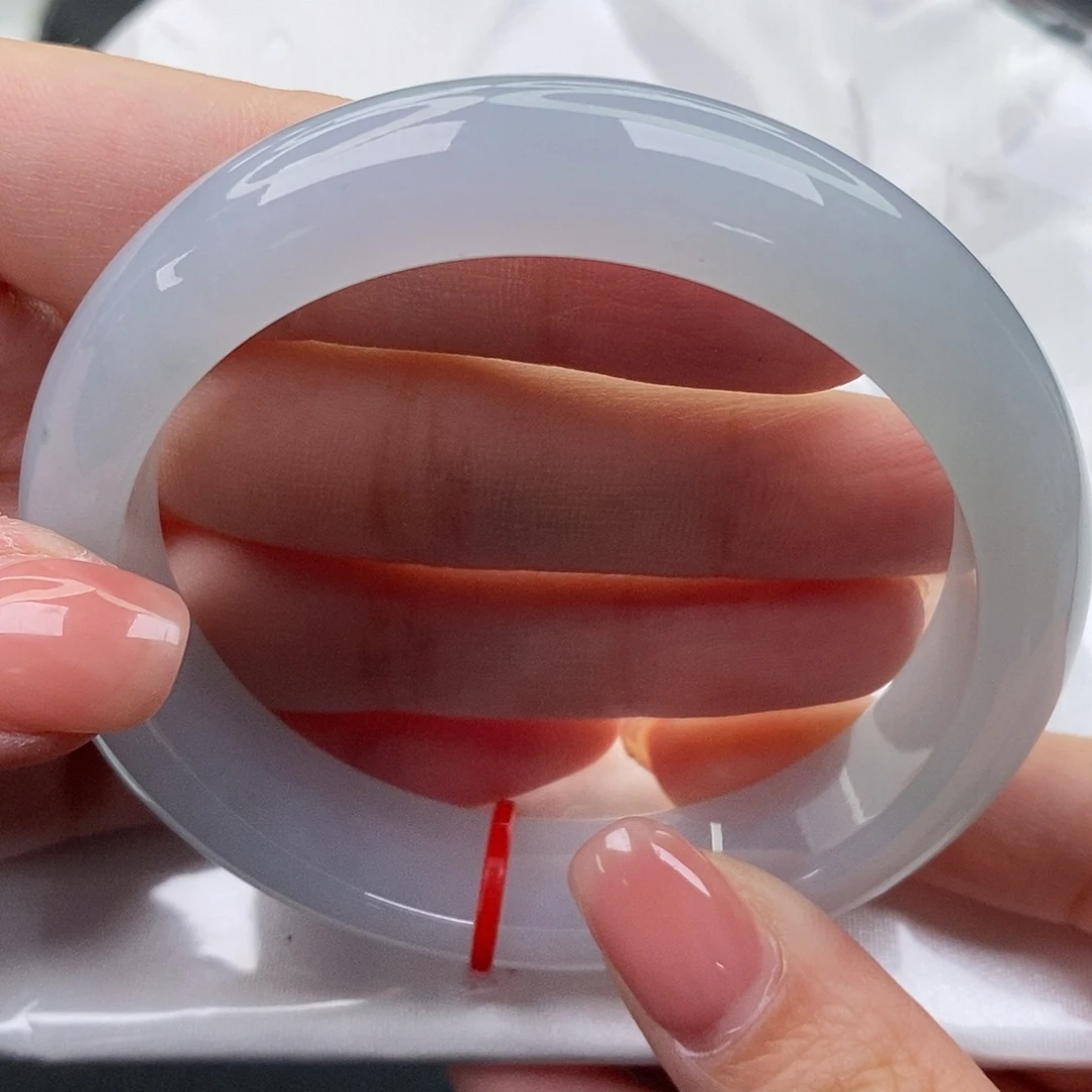 翡翠未镶嵌手镯缅甸天然A货翡翠 59