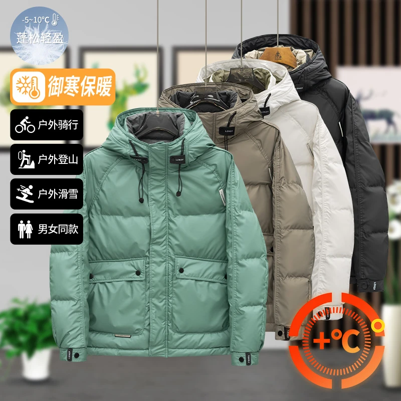 冬季滑雪保暖时尚休闲潮流帅气男士 2024百搭短款棉外套 7607