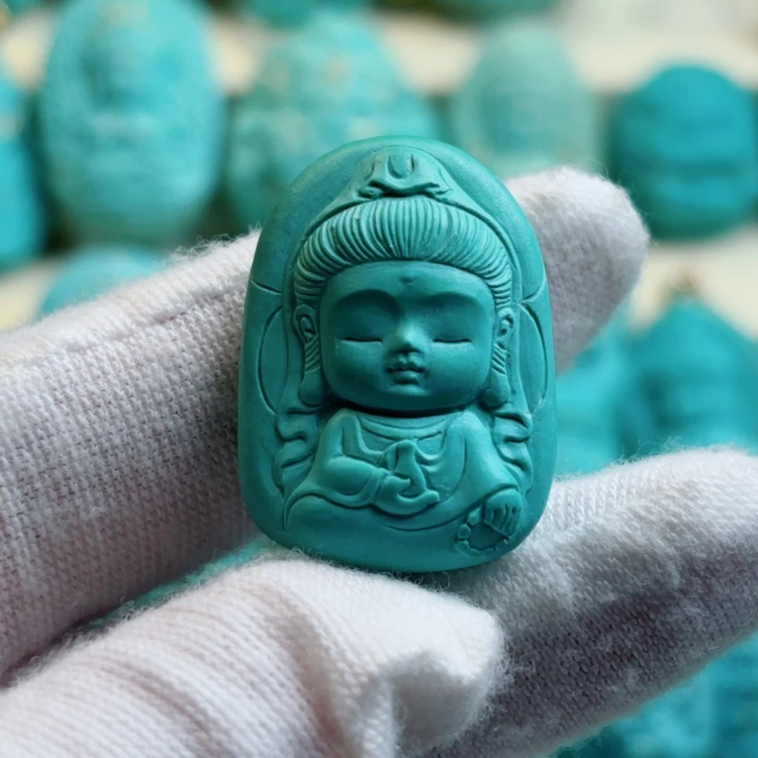 未镶嵌绿松石珠宝奇石