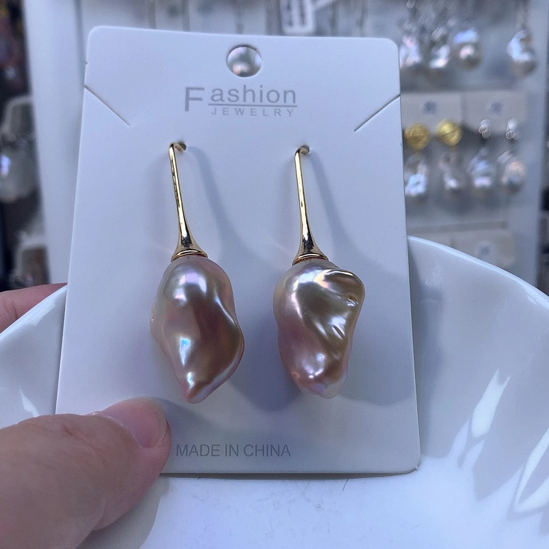 淡水珍珠合金耳饰特价3682