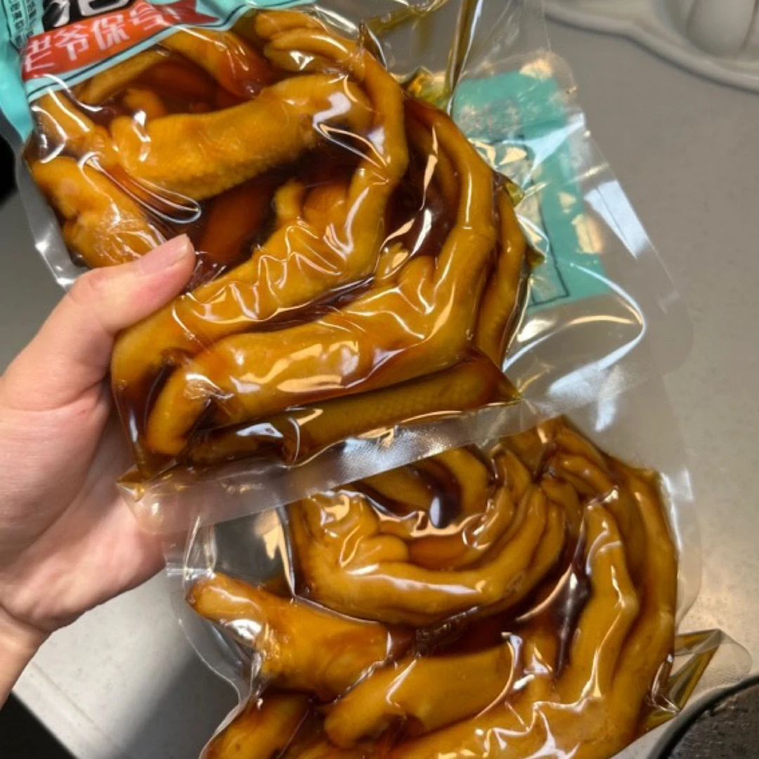 醋泡鸭掌发2包，共600克