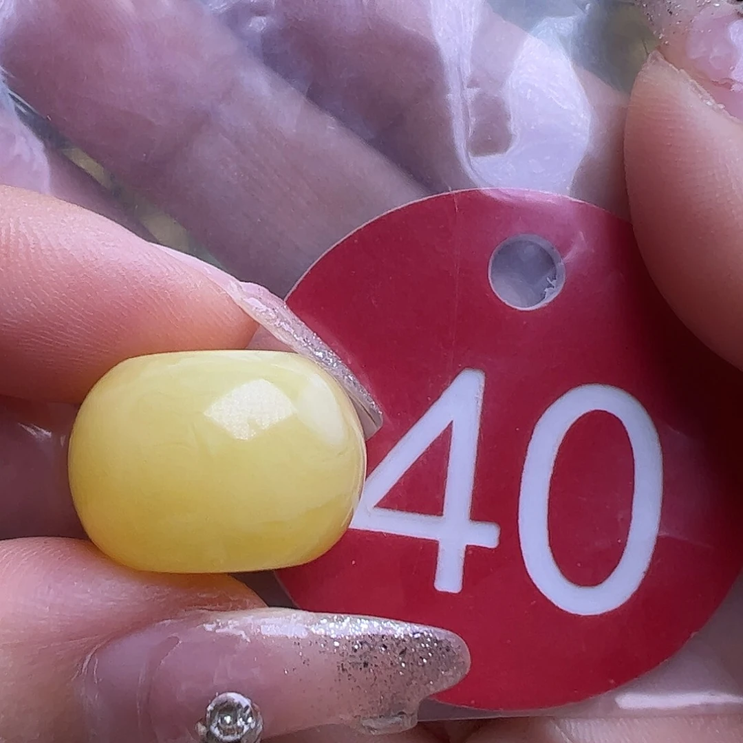 蜜蜡未镶嵌珠宝奇石17.3mm墩子