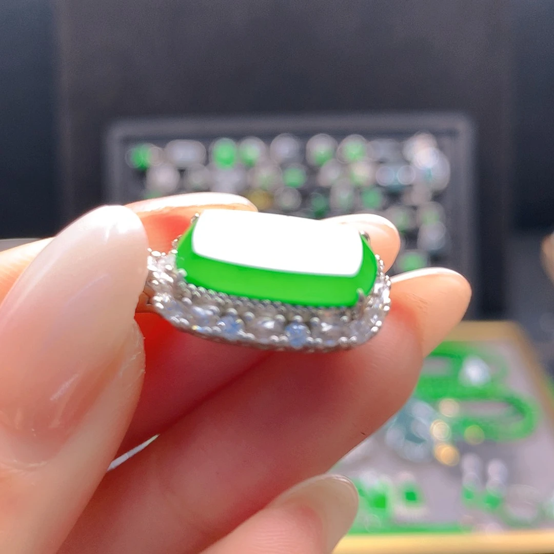 未镶嵌戒指翡翠天然翡翠