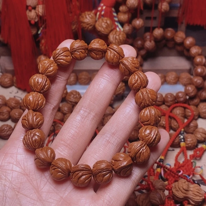 桃核吊坠桃枭手串