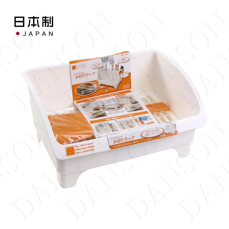 日本厨房收纳篮塑料沥水碗架