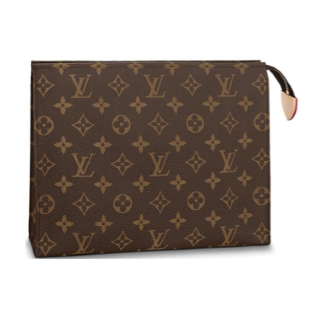 95新 LouisVuitton/路易威登 老花洗漱 26 自配内胆肩带/JW3274