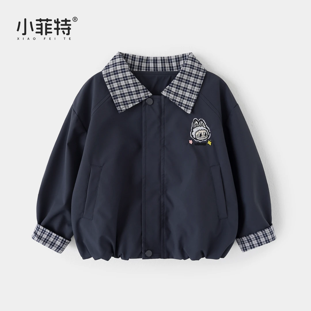 小菲特女童秋装新款休闲外套儿童时尚上衣中大童衣服BGYQ53096