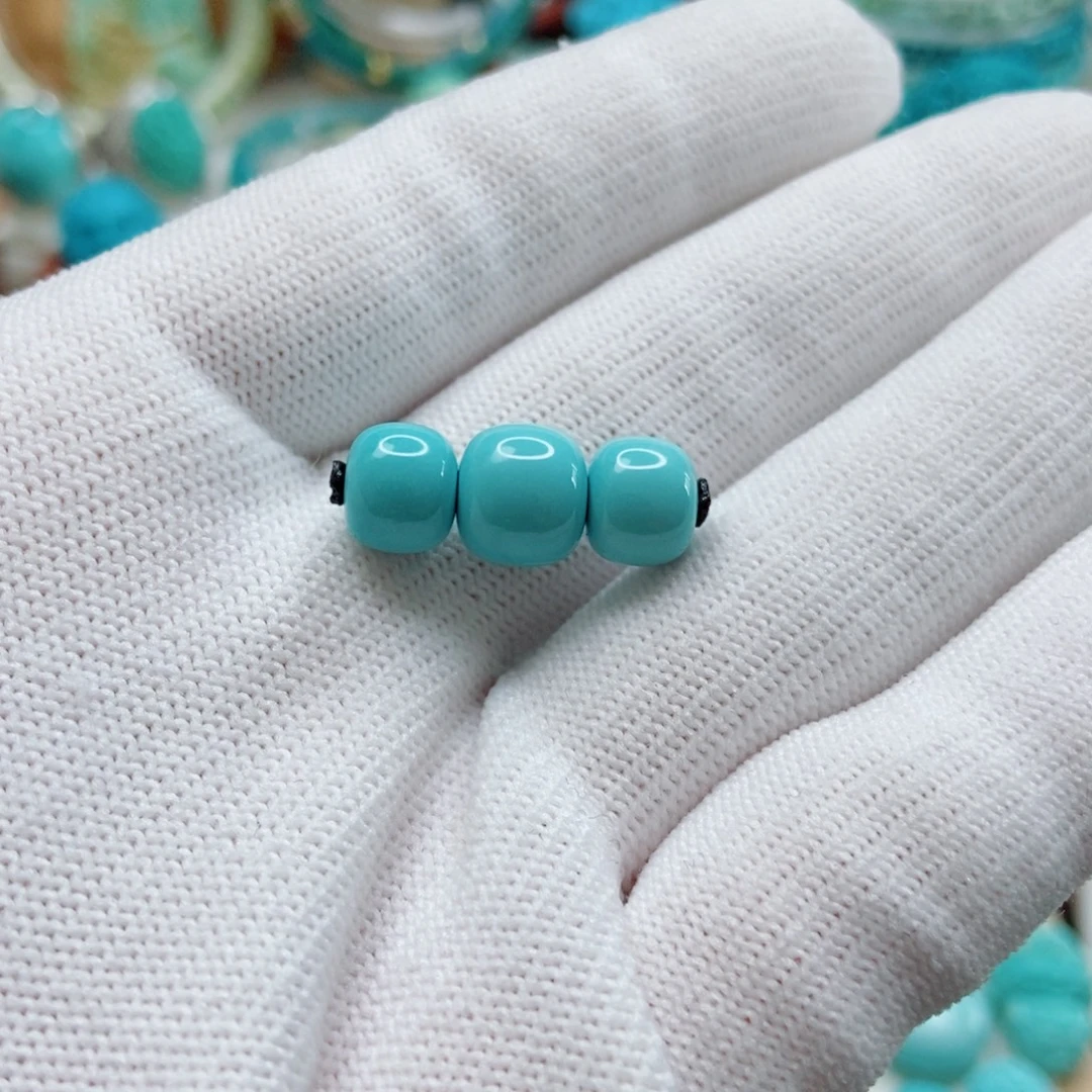 绿松石未镶嵌套装珠子