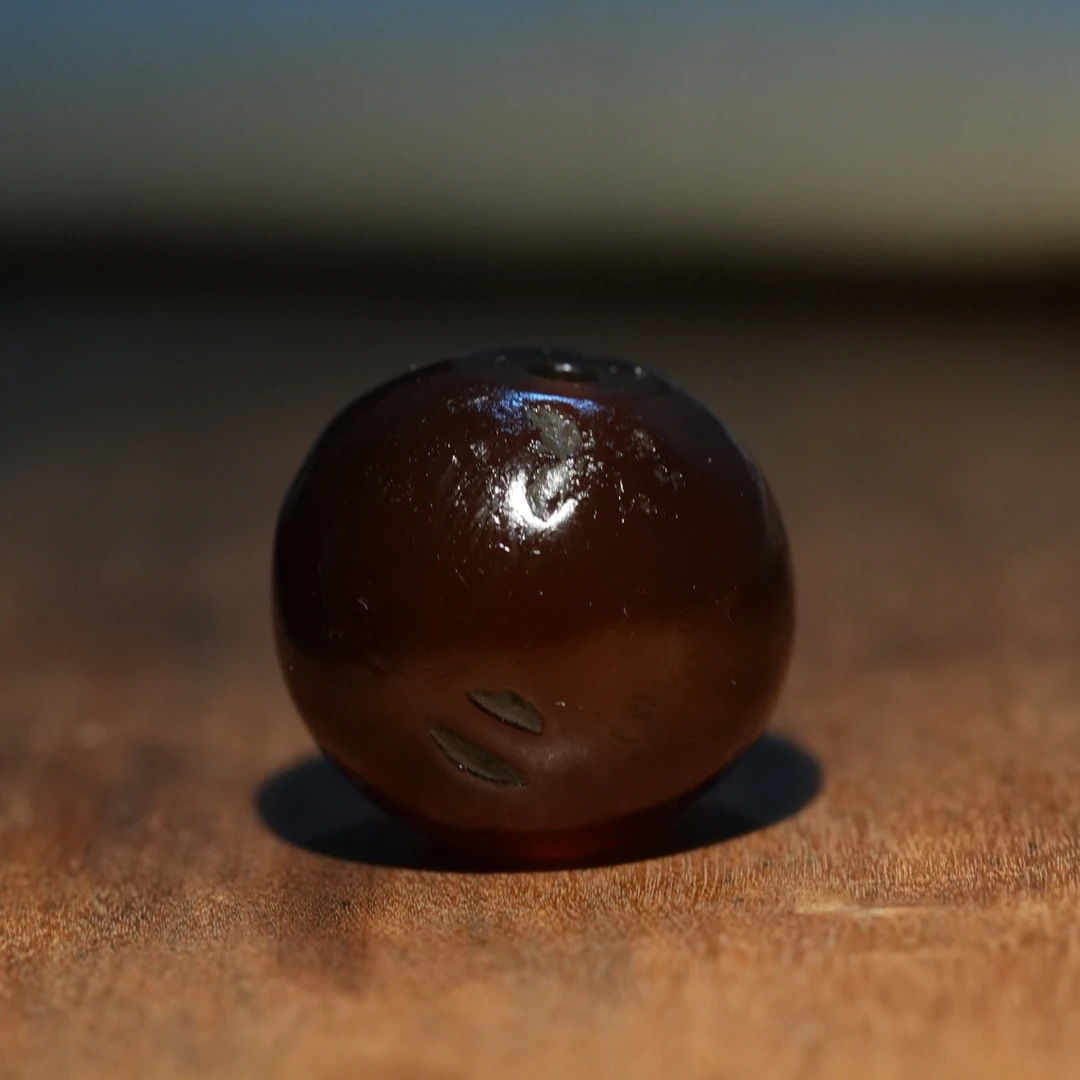 非金属木质项链 精致千年琉璃藏系糖球