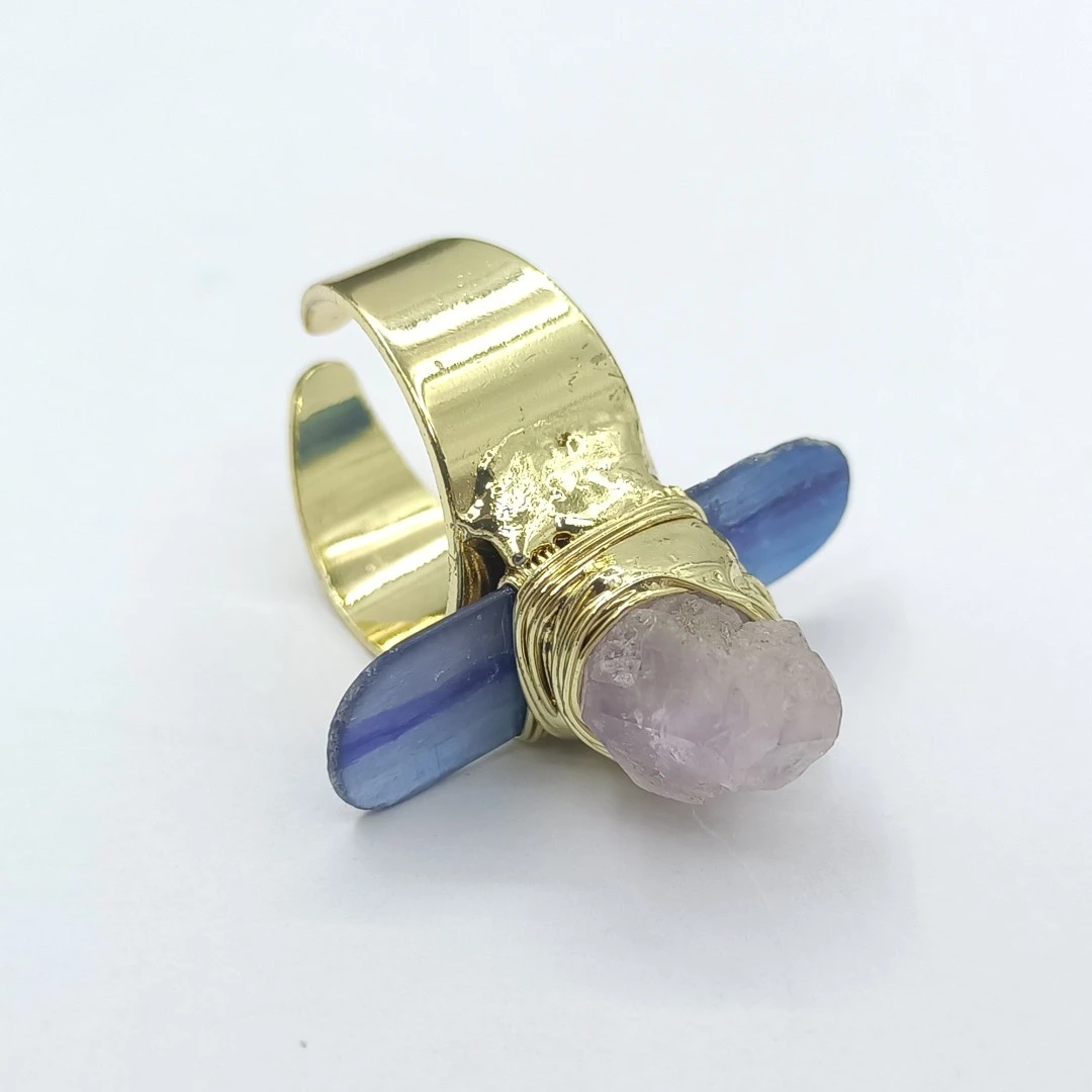 铜合金合成锆石戒指 V2RSS-36489 戒指气质简约精致时尚大方