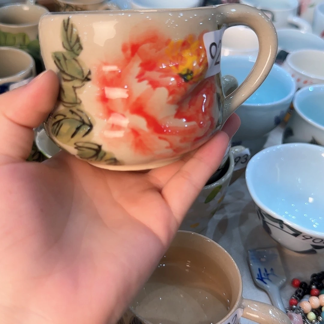 杯子景德镇陶瓷高温杯子924