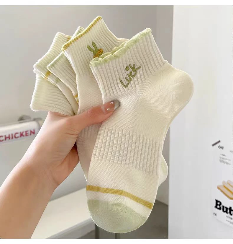 清袜子 春夏款四季款棉袜百搭款男女袜子ins高品质中筒春夏女士