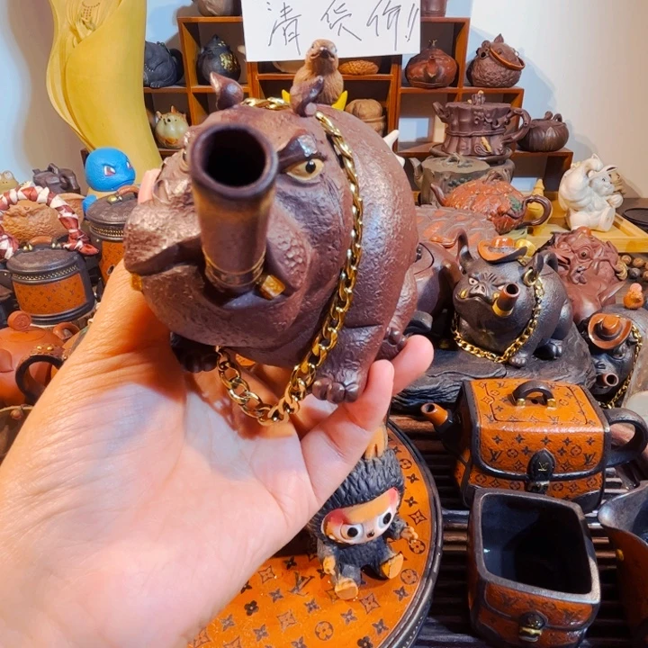 快***鸣紫砂茶壶纯手工制作过程就是