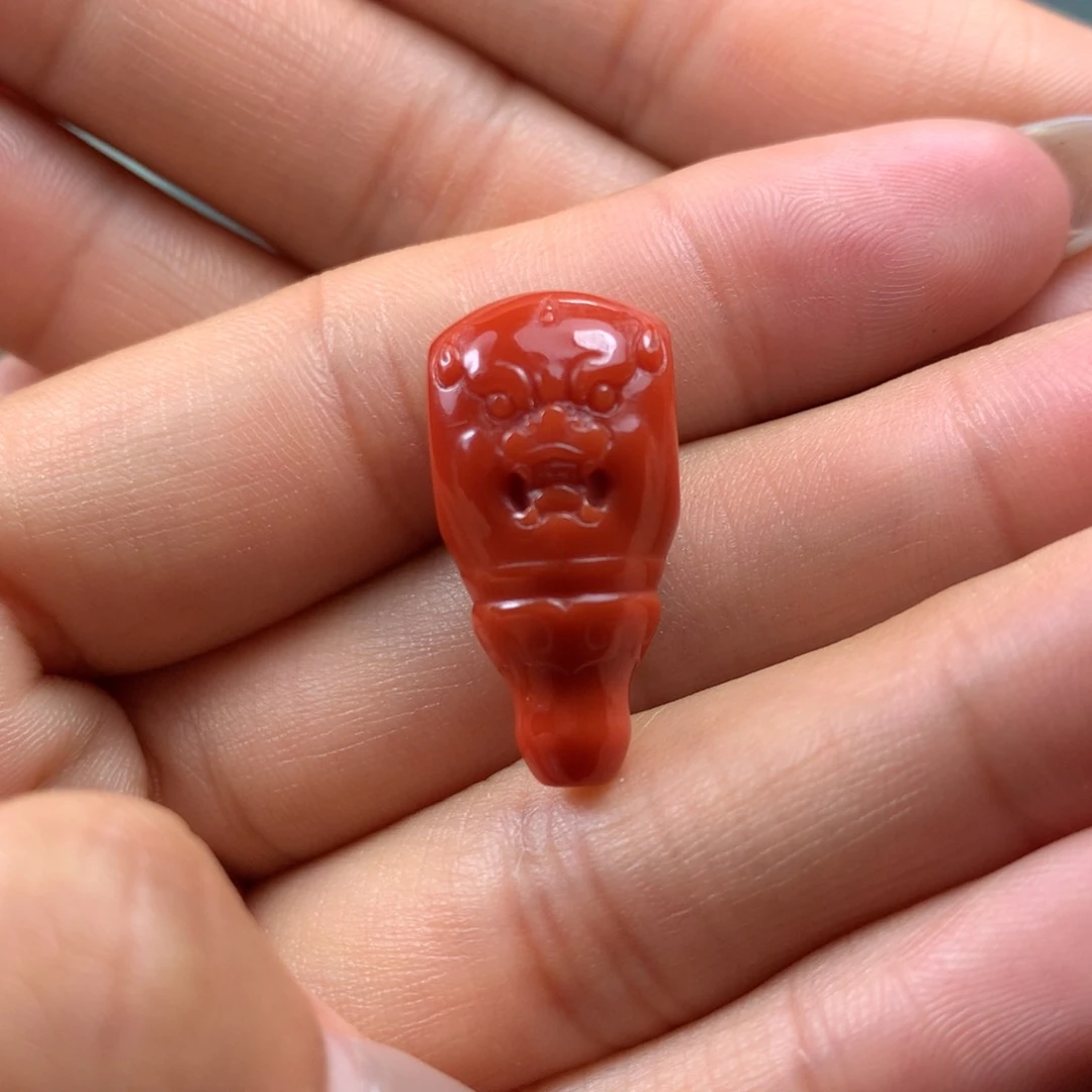 未镶嵌三通南红玛瑙