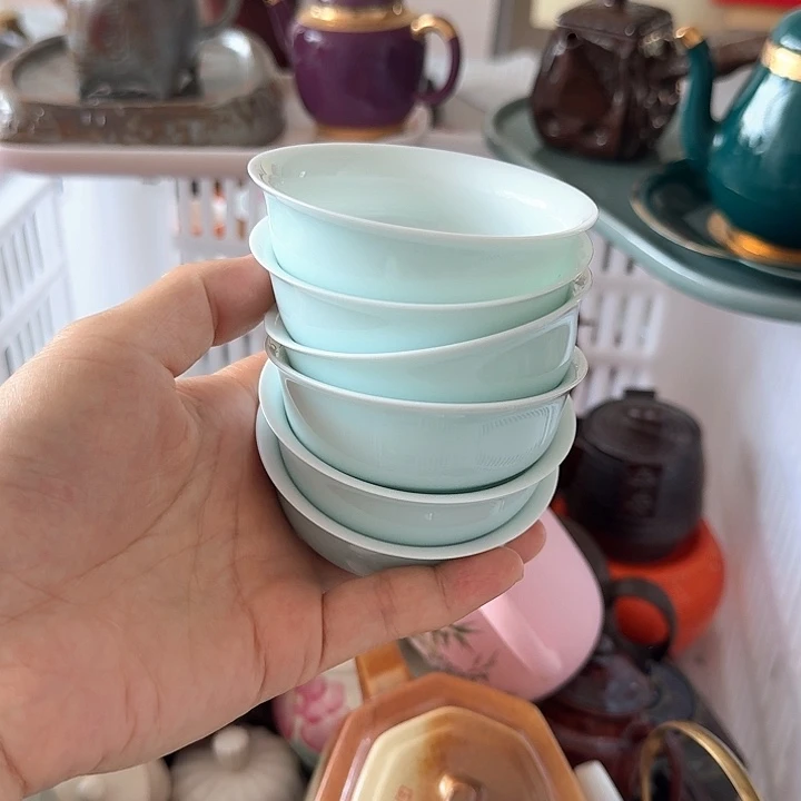 微瑕陶瓷茶具茶杯茶壶