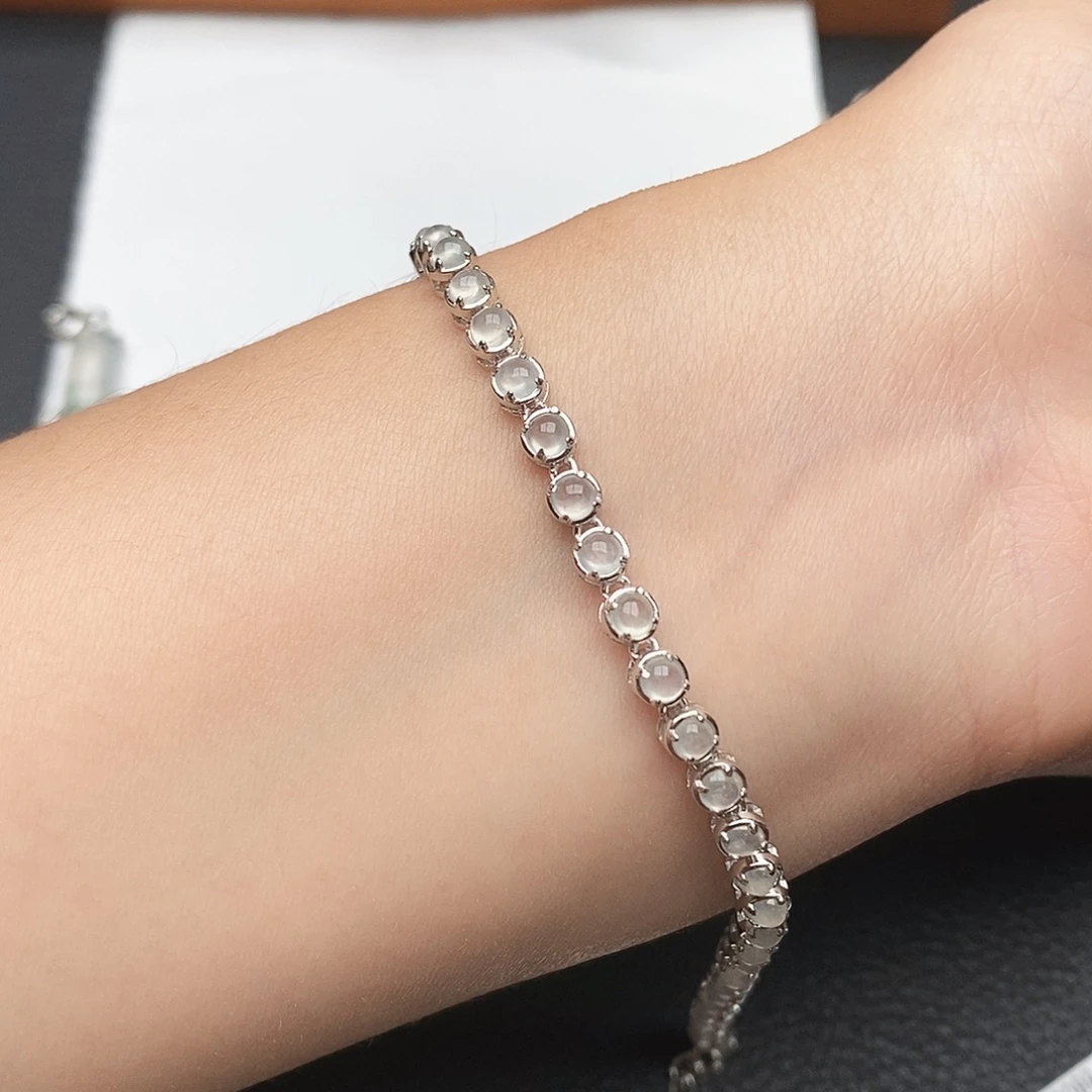 翡翠银S925镶嵌戒指