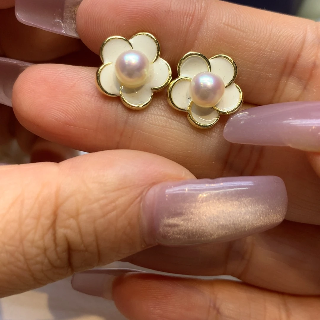 未镶嵌耳饰淡水珍珠