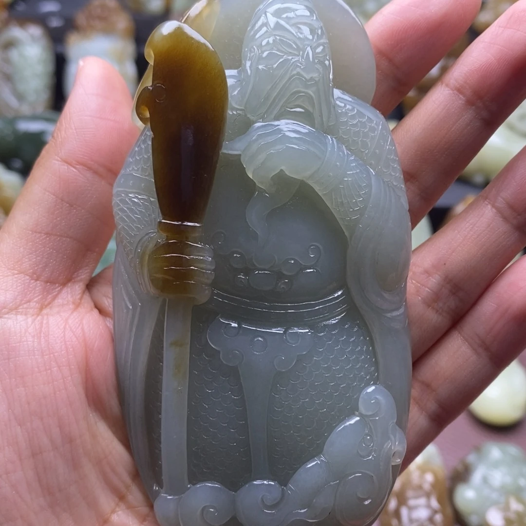 吊坠(不含链)未镶嵌和田玉（糖玉）