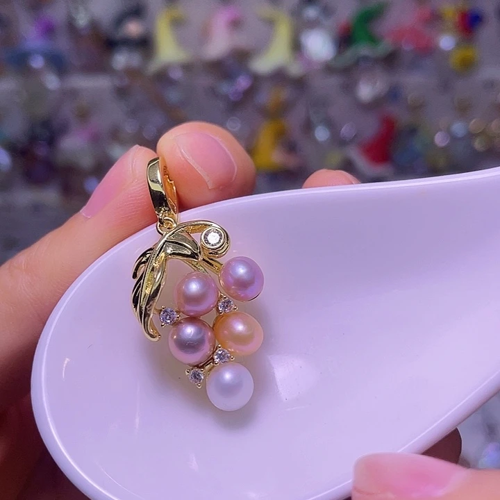 淡水珍珠颈饰合金28