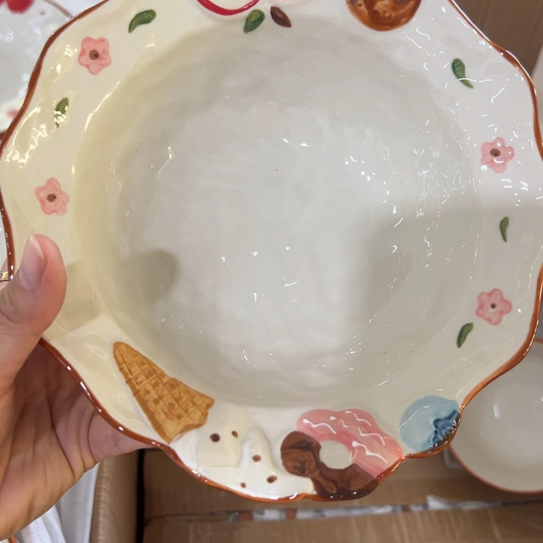 摆件高温陶瓷釉下彩正品