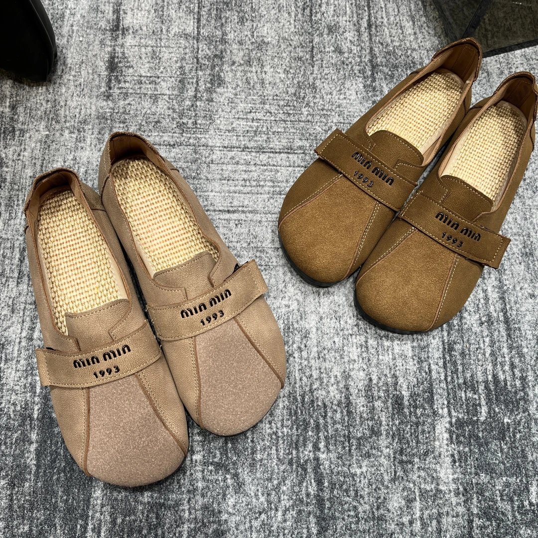 2025年圆头豆豆鞋勃肯鞋春季浅口时尚休闲鞋休闲防滑极简风平跟