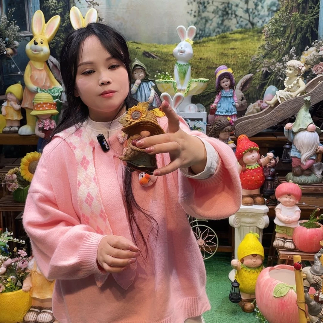 摆件花园摆件红红火火