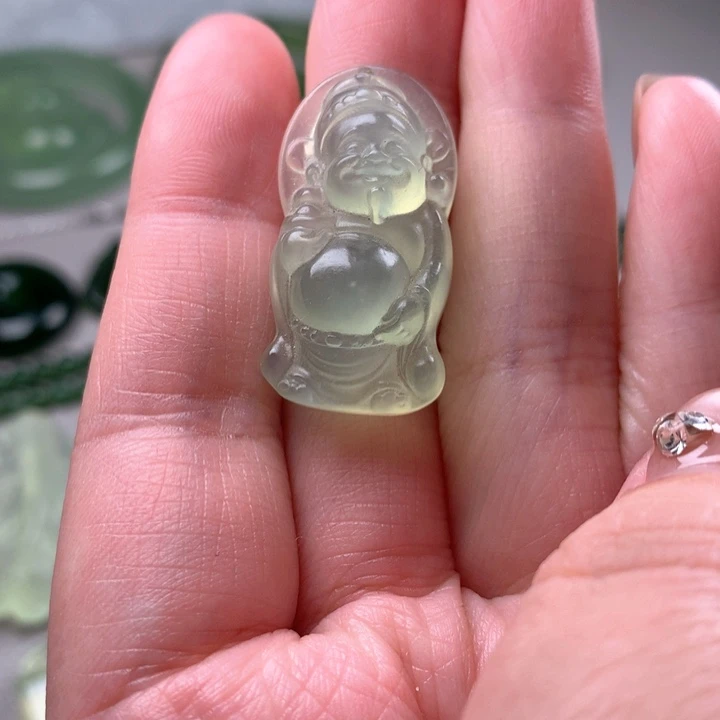 蛇纹石玉未镶嵌颈饰岫玉