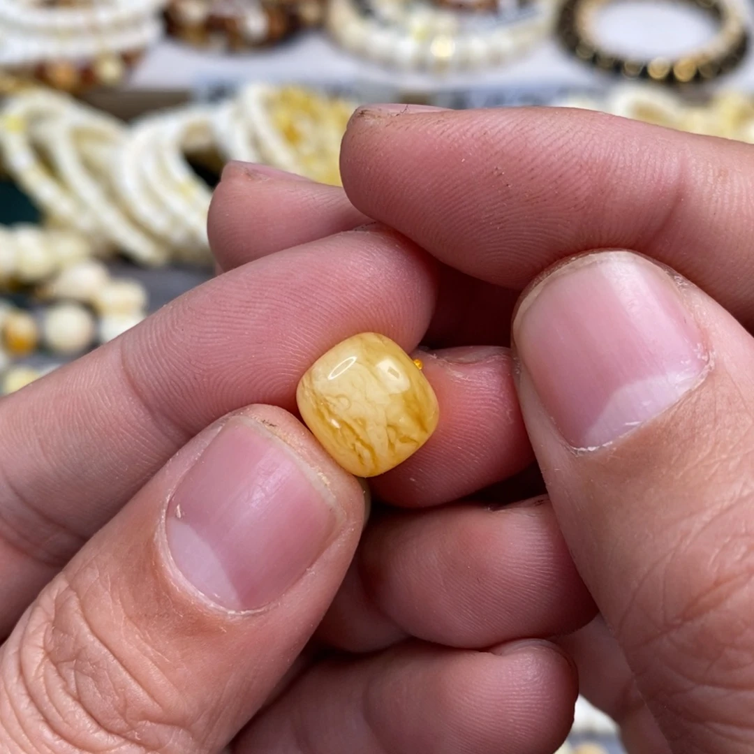 琥珀裸石未镶嵌呵*12mm老型