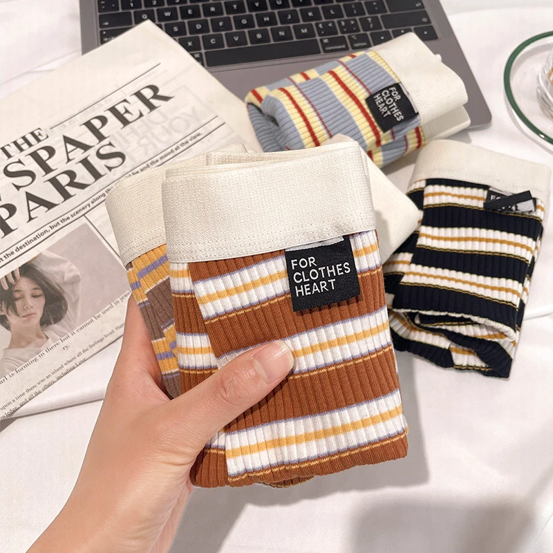 2025男士内裤男生纯棉四角裤衩透气青少年平角短裤头