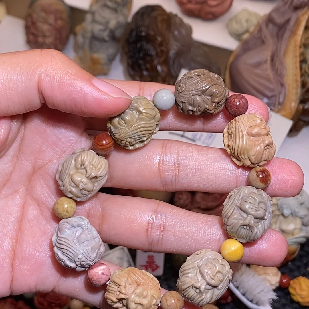 石英质玉（阿拉善玉）未镶嵌手链