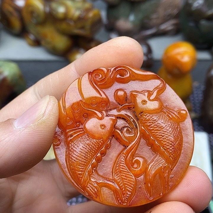 未镶嵌蛇纹石玉颈饰