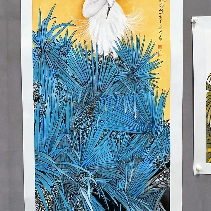 国画亲笔手绘放心去藏