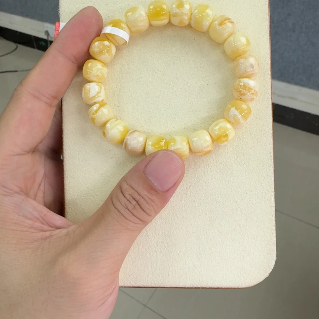 琥珀未镶嵌手链蜜蜡手串
