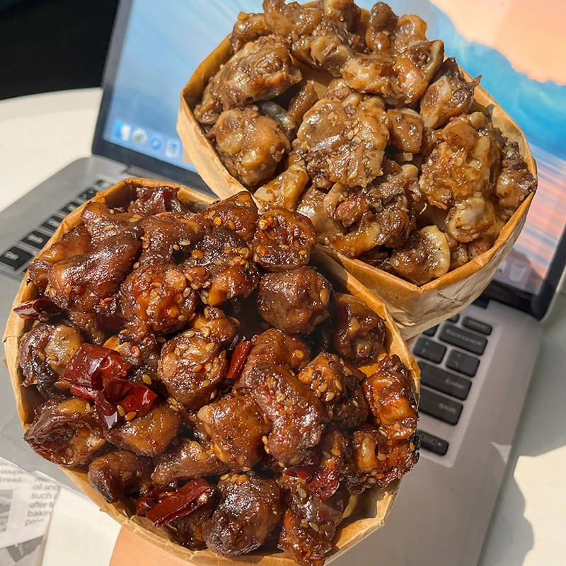 好吃破防了~莲木叙即食麻辣鸡脚筋冷吃鸡脆骨掌中宝卤味熟食零食