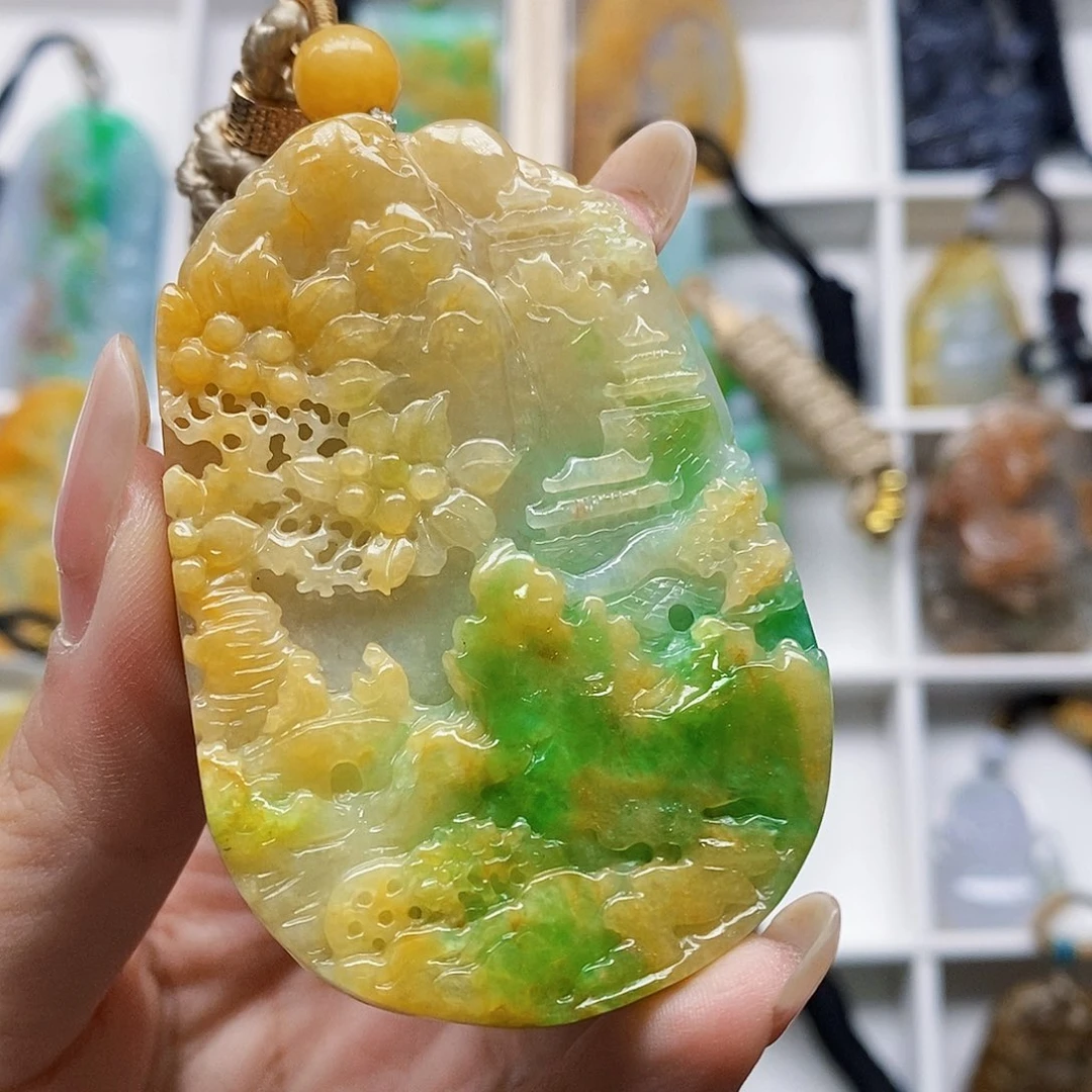 定制翡翠未镶嵌天然翡翠A货