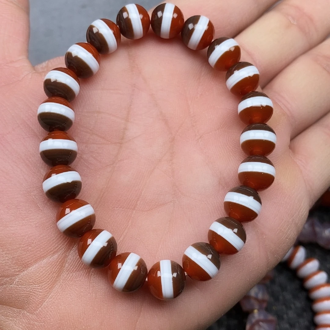 大***全玛瑙/玉髓未镶嵌手链