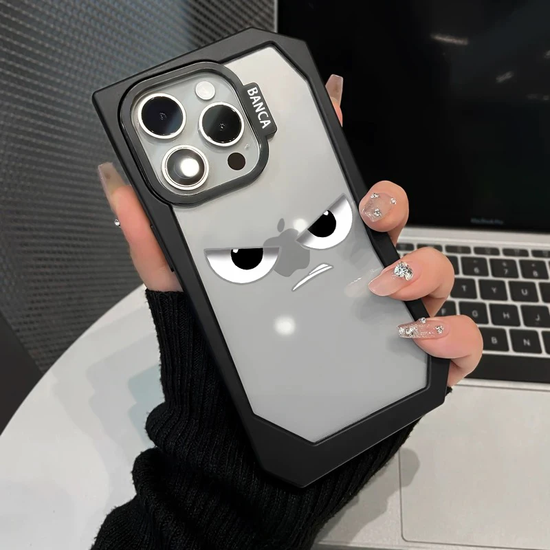 BANCA凶凶表情不规则壳适用iPhone16/15promax手机壳苹果14/13/12