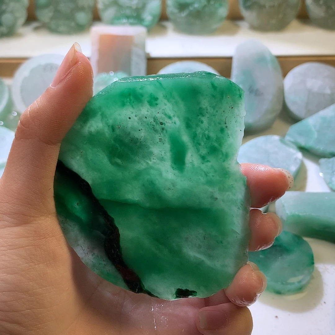 石英质玉未镶嵌珠宝半成品