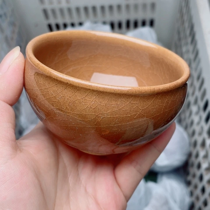 茶盏建窑建盏主人杯微瑕