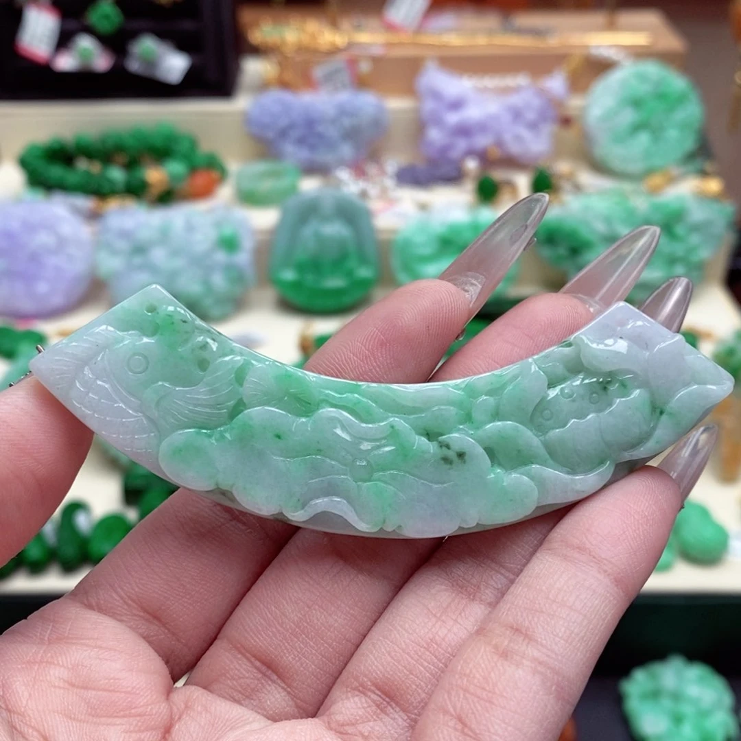 颈饰未镶嵌翡翠翡翠吊坠