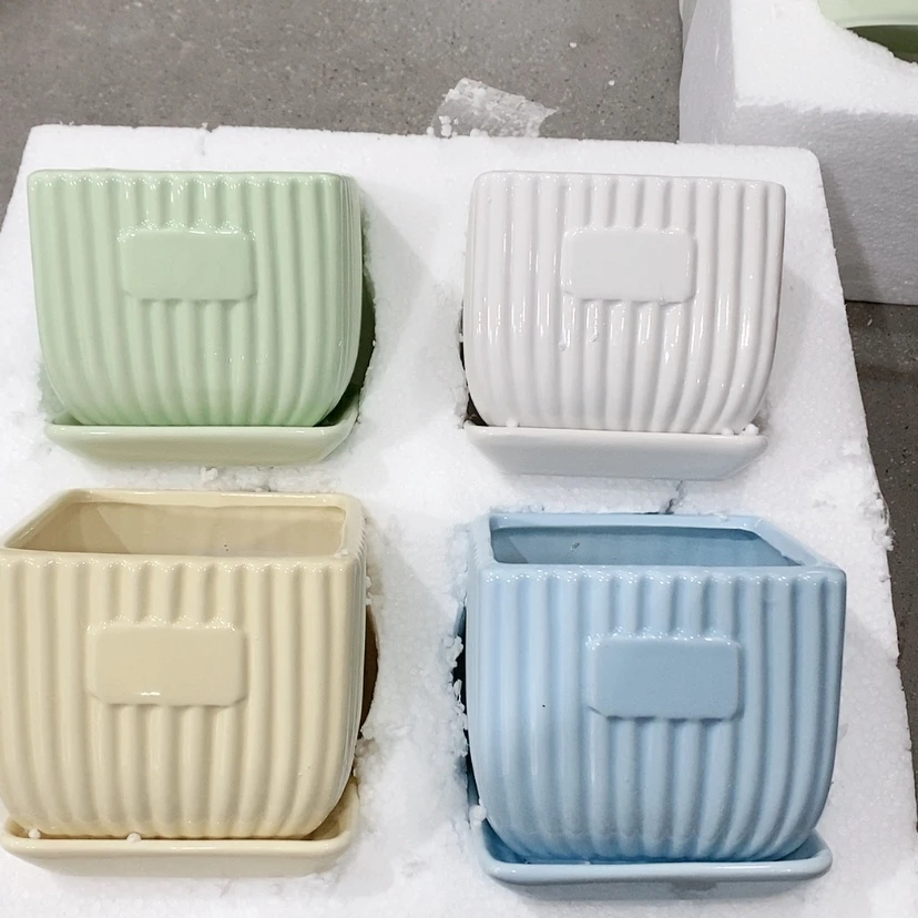 【闪购商品】红陶陶瓷花盆，多肉花盆