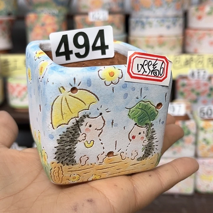 红陶沙*小手工制作多肉花盆