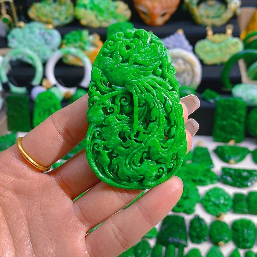 【闪购商品】翡翠挂件未镶嵌凤凰