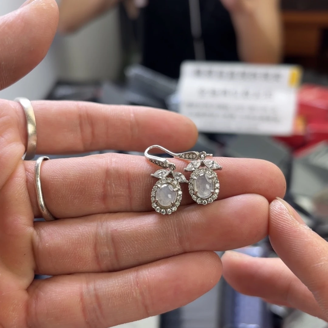 翡翠银S925镀金镶嵌颈饰